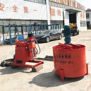 Grouting reinforcement drill