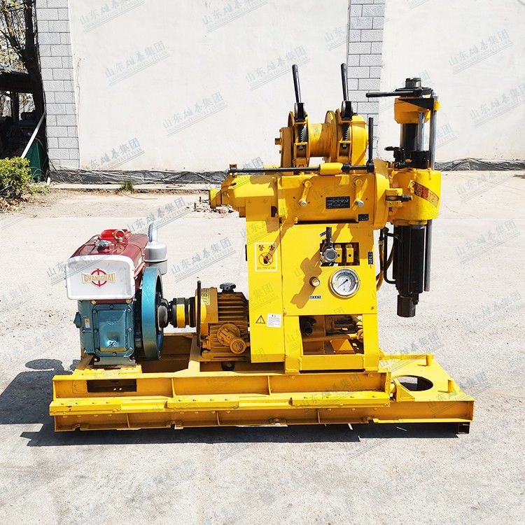 100 meters series hydraulic drilling rig spot hot sale, exploration sampling, agricultural drilling, functional diversity, welcome to purchase